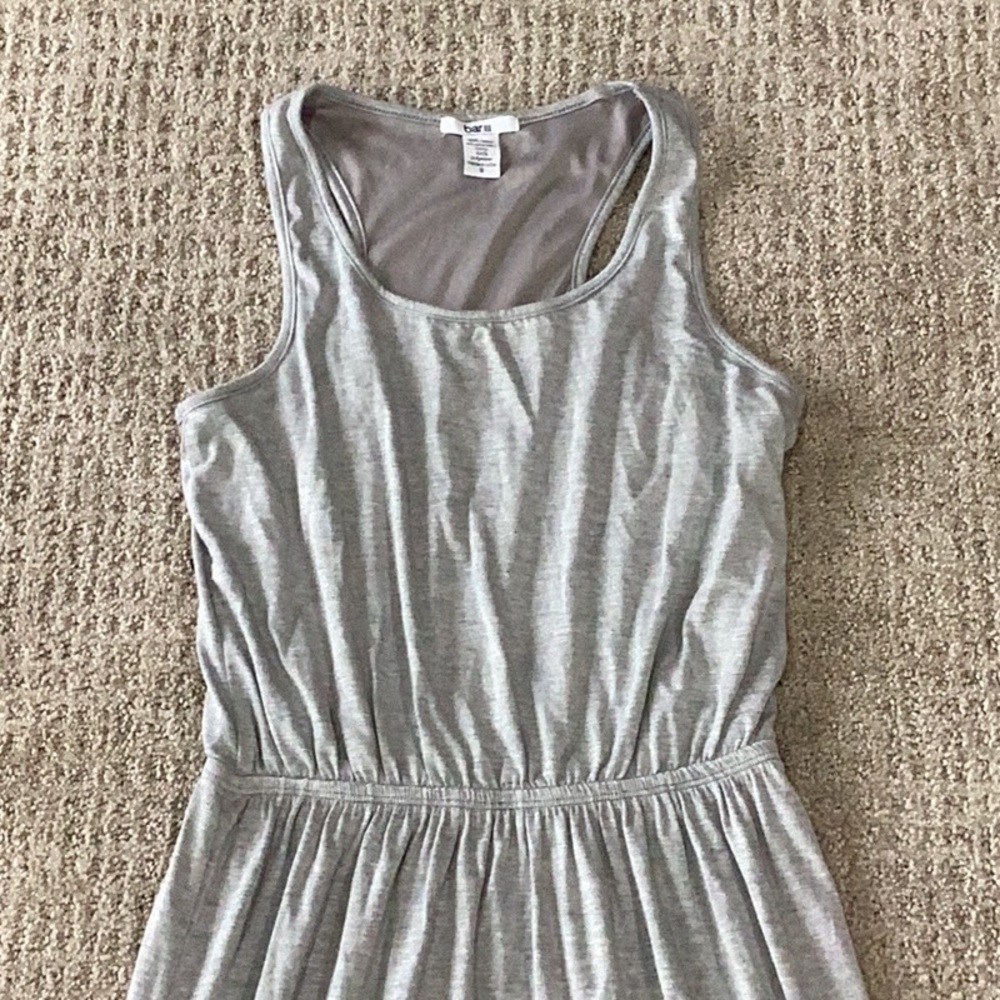 Bar III Heather Gray Sleeveless Dress